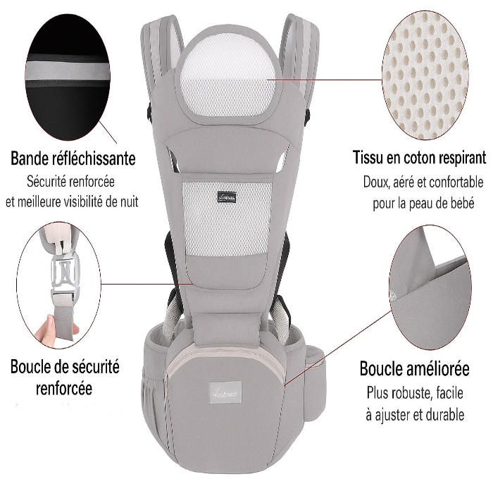 Porte-bébé ergonomique 0-4 ans