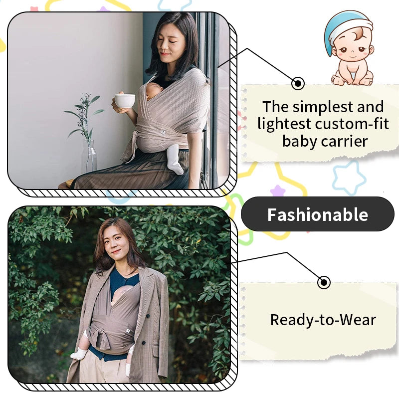 Echarpe porte bébé