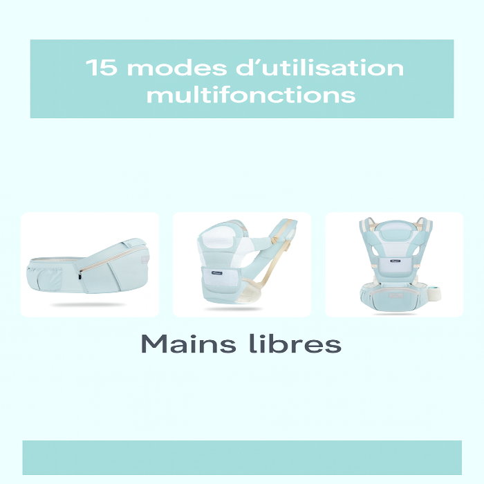 Porte-bébé ergonomique 0-4 ans
