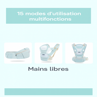 Porte-bébé ergonomique 0-4 ans