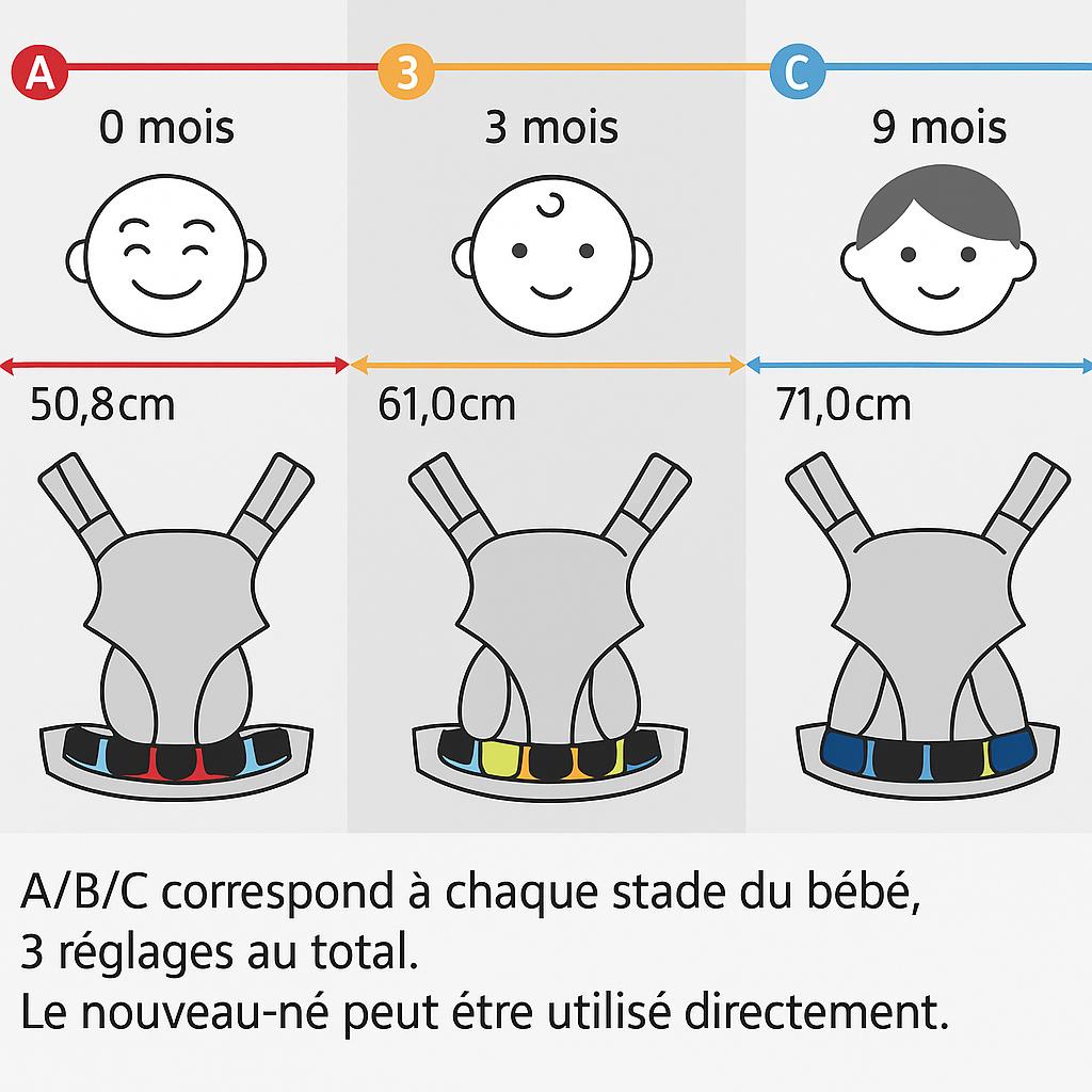 Porte bébé Ergobaby 0-2 ans