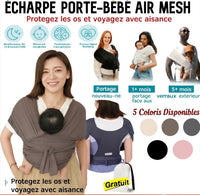 Echarpe porte bébé Air Mesh 0-12 mois