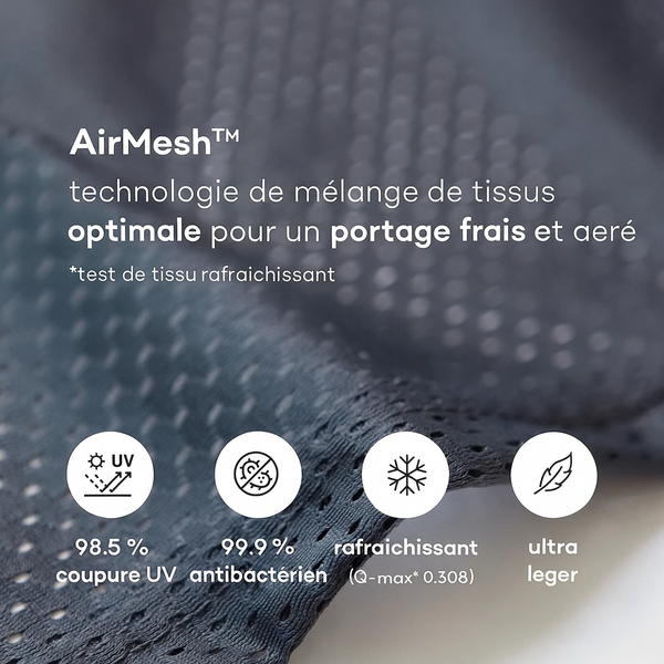 Echarpe porte bébé Air Mesh 0-12 mois