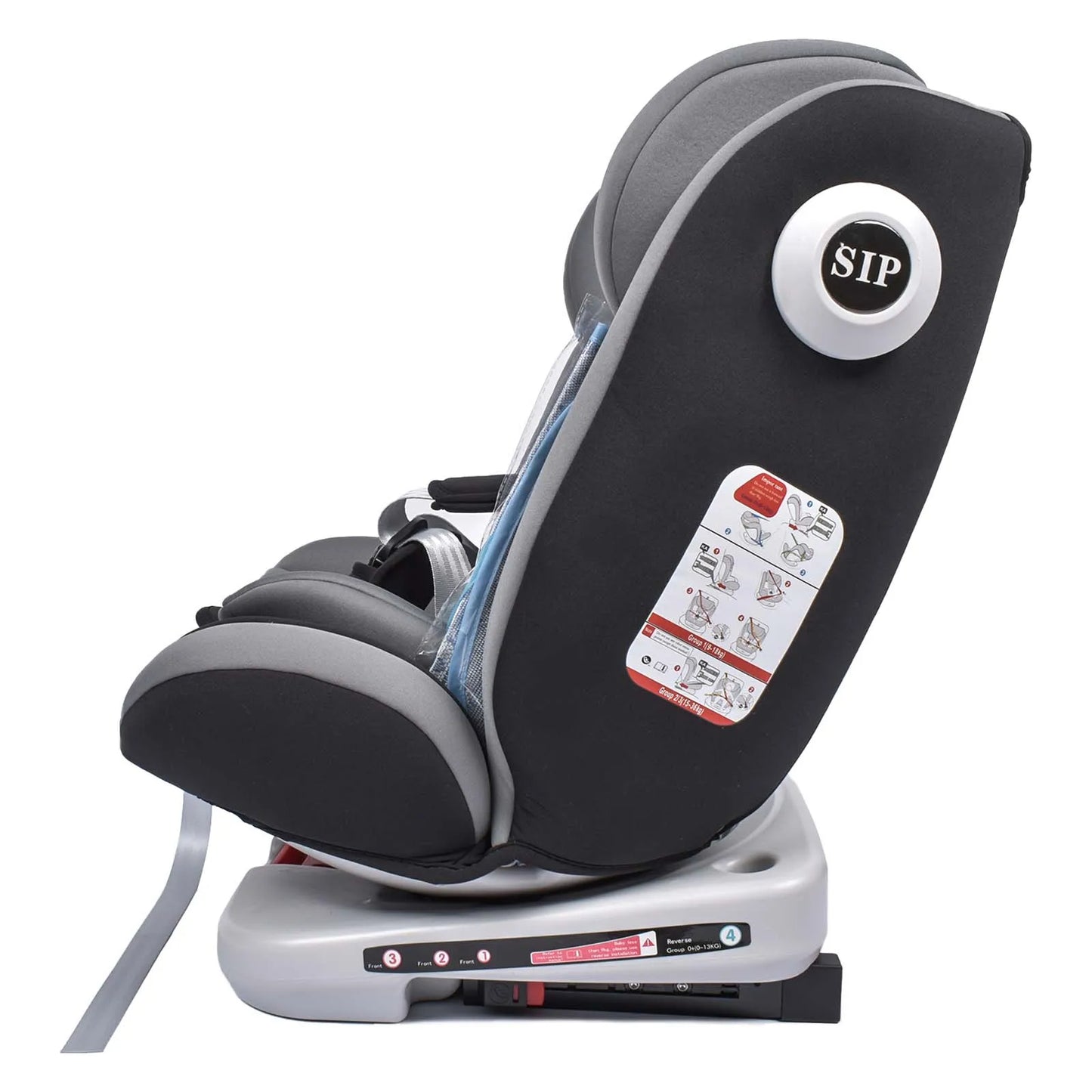 AP02 KL005 Siège auto bébé siège enfant rotatif à 360° avec ISOFIX et position de repos, groupe 0+1/2/3 (9-36 kg/0-12 ans), ceinture de sécurité 5 points, siège auto e