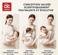 Echarpe porte bébé AIBEDILA 0-2 ans