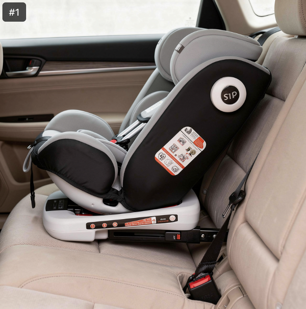 Siége auto évolutif 360° 0 à 12 ans ceinture de sécurité 5 points