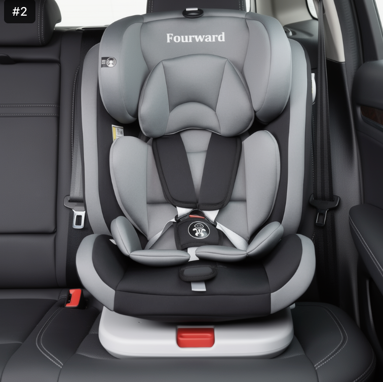 Siége auto évolutif 360° 0 à 12 ans ceinture de sécurité 5 points