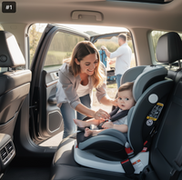 Siége auto évolutif 360° 0 à 12 ans ceinture de sécurité 5 points