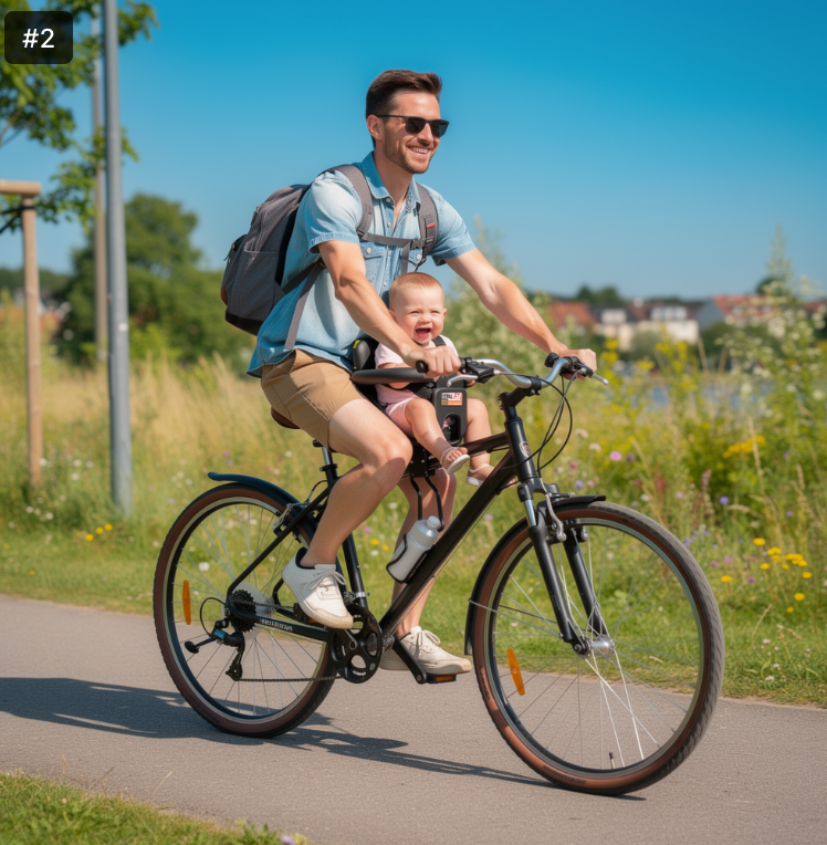 Porte bébé vélo universel