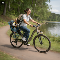 Porte bébé vélo avec garde-corps en forme de U