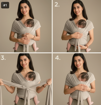 Echarpe porte bébé Air Mesh 0-12 mois