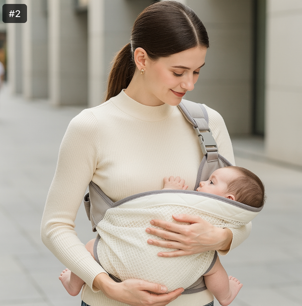 Echarpe porte bébé AIBEDILA 0-2 ans