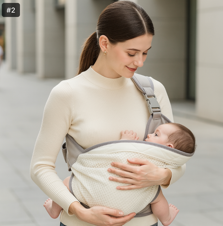 Echarpe porte bébé AIBEDILA 0-2 ans