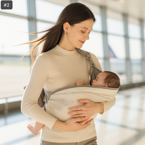 Echarpe porte bébé AIBEDILA 0-2 ans