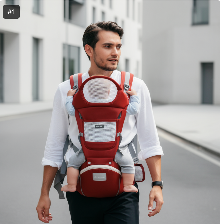 Porte-bébé ergonomique 0-4 ans