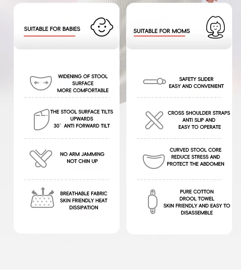 Porte bébé AIBEDILA 0-6 mois