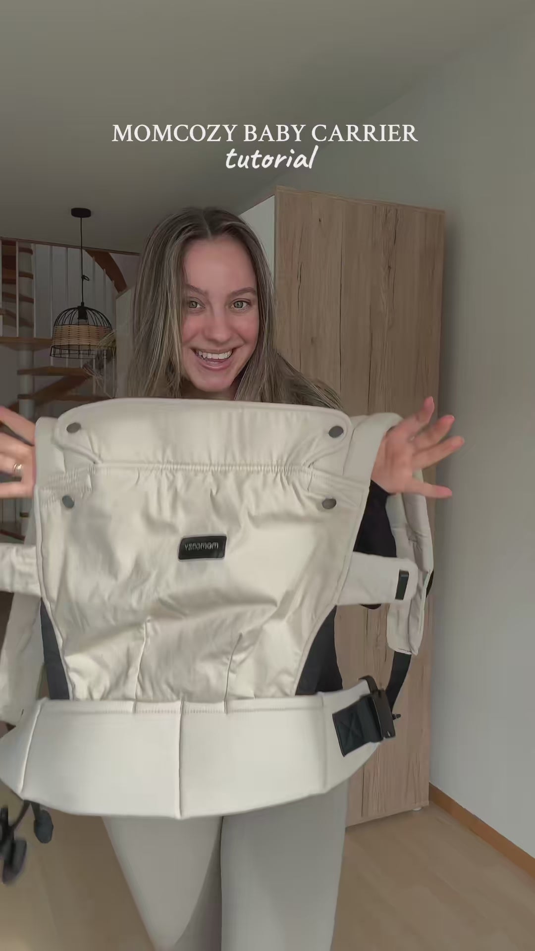 Porte bébé Momcozy Ergonomique 3 mois a 20kg video